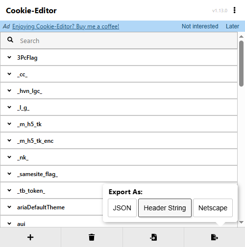 淘宝直播获取Cookie